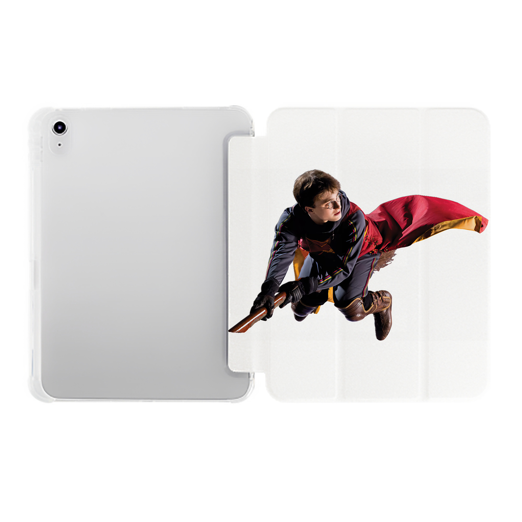 （画像用） Harry Potter ハリー・ポッターシリーズ IPad ケース ペン収納付き 三つ折りスタンド PUレザー×シリコン 対応機種9.5/10.5/10.9インチ